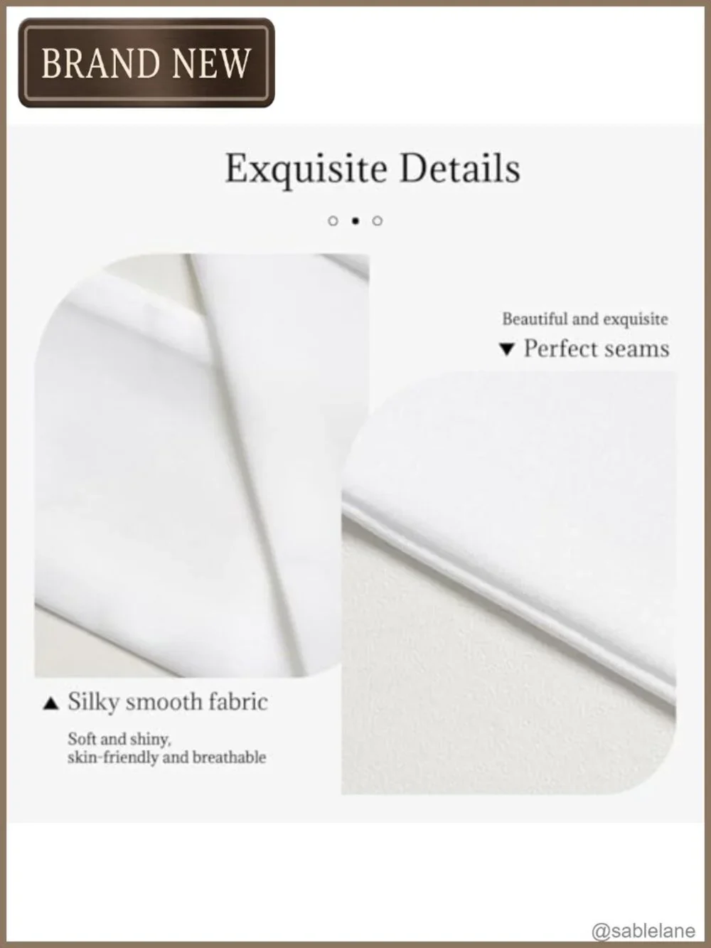 Lightweight Polyester Satin Scarf for Women - Multipurpose Head Scarf, Neck